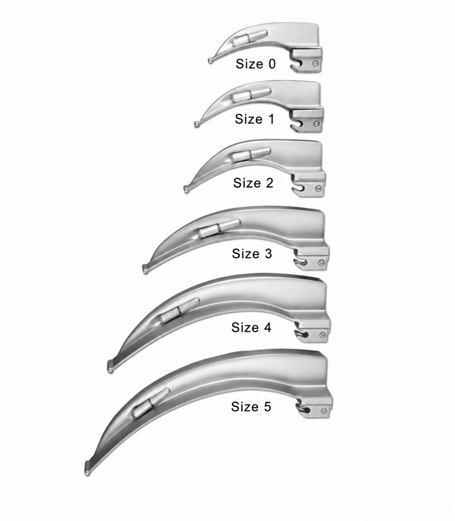 Lame Laryngoscope Mac Intoch LED