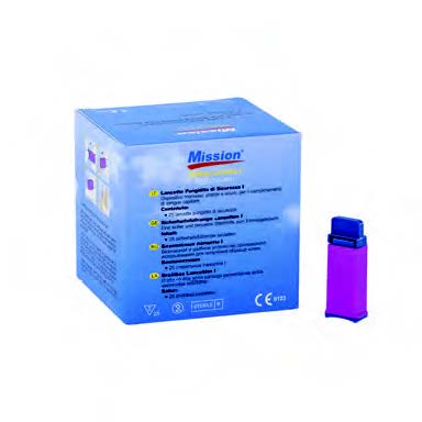Lancettes de Sécurité Mission 28 G, Ø 0,035 mm (100 pcs)