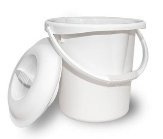 Seau Hygiénique 13 L, Hauteur 33 cm