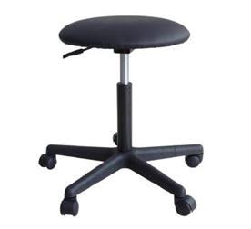 Tabouret sur roulettes, réglable en hauteur