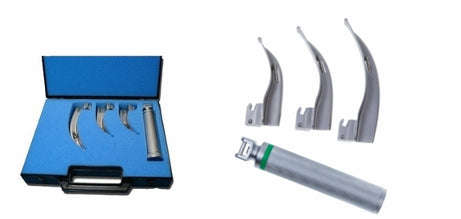 Laryngoscope Mac Intoch LED,3 Lames N°1, 2, 3 + Manche + Coffret